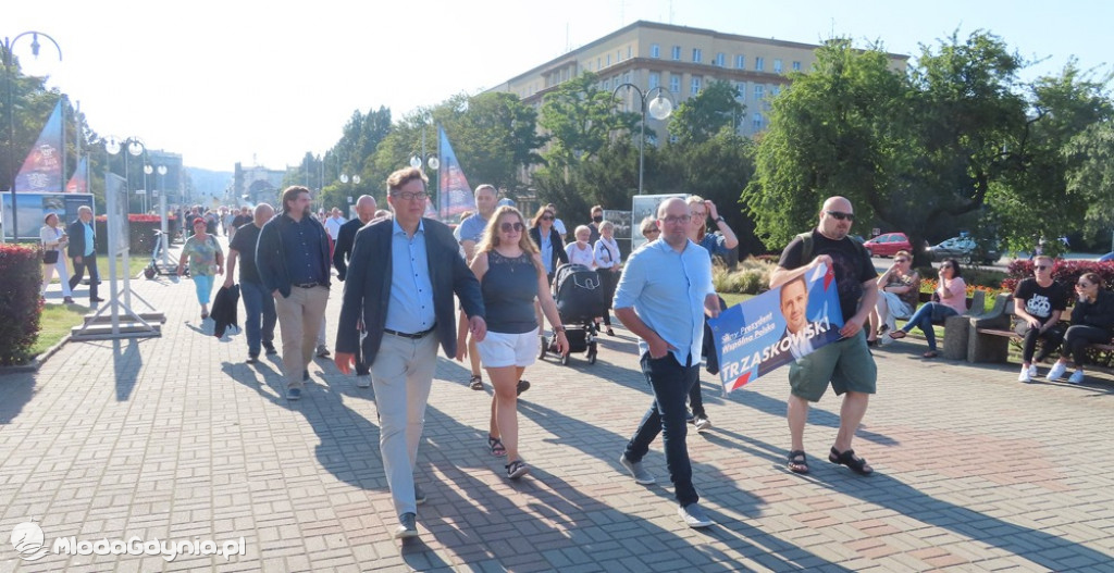 Trzaskowski w Gdyni 17.07.2020