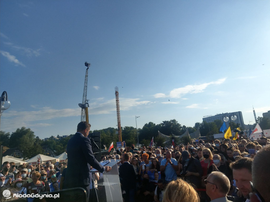 Trzaskowski w Gdyni 17.07.2020