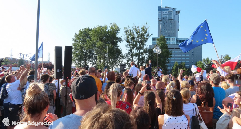 Trzaskowski w Gdyni 17.07.2020