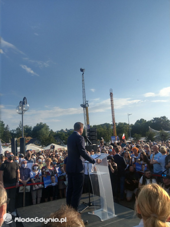 Trzaskowski w Gdyni 17.07.2020