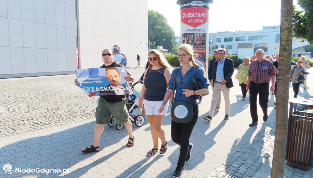 Trzaskowski w Gdyni 17.07.2020