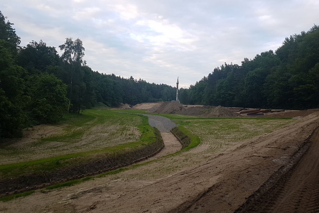 Zamurowany potok Wiczliński