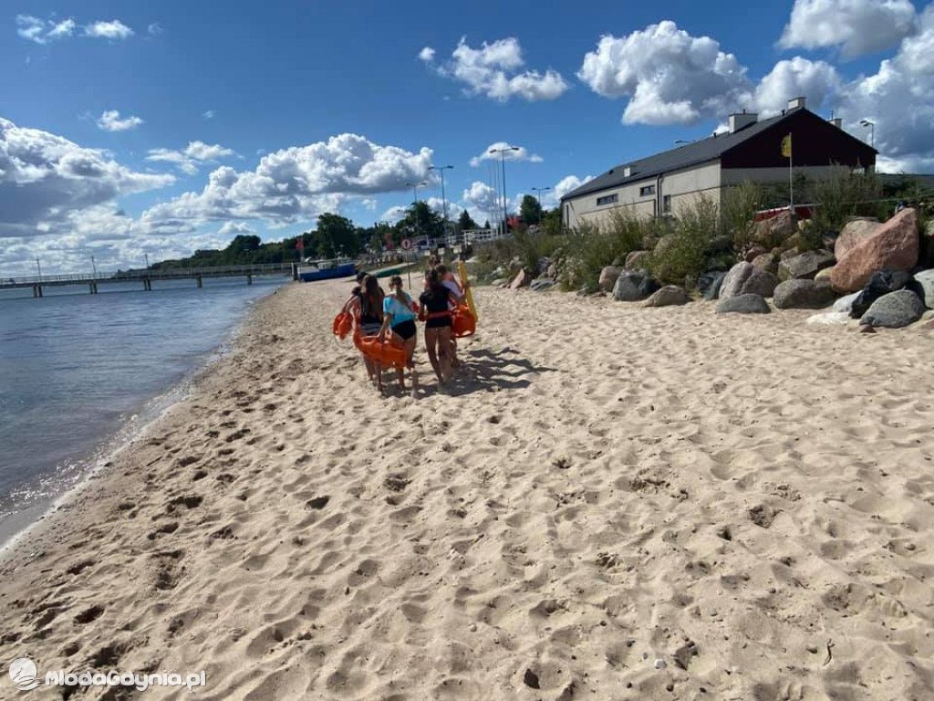 Morska Baza Szkoleniowa Mechelinki - Szkolenie młodszych ratowników