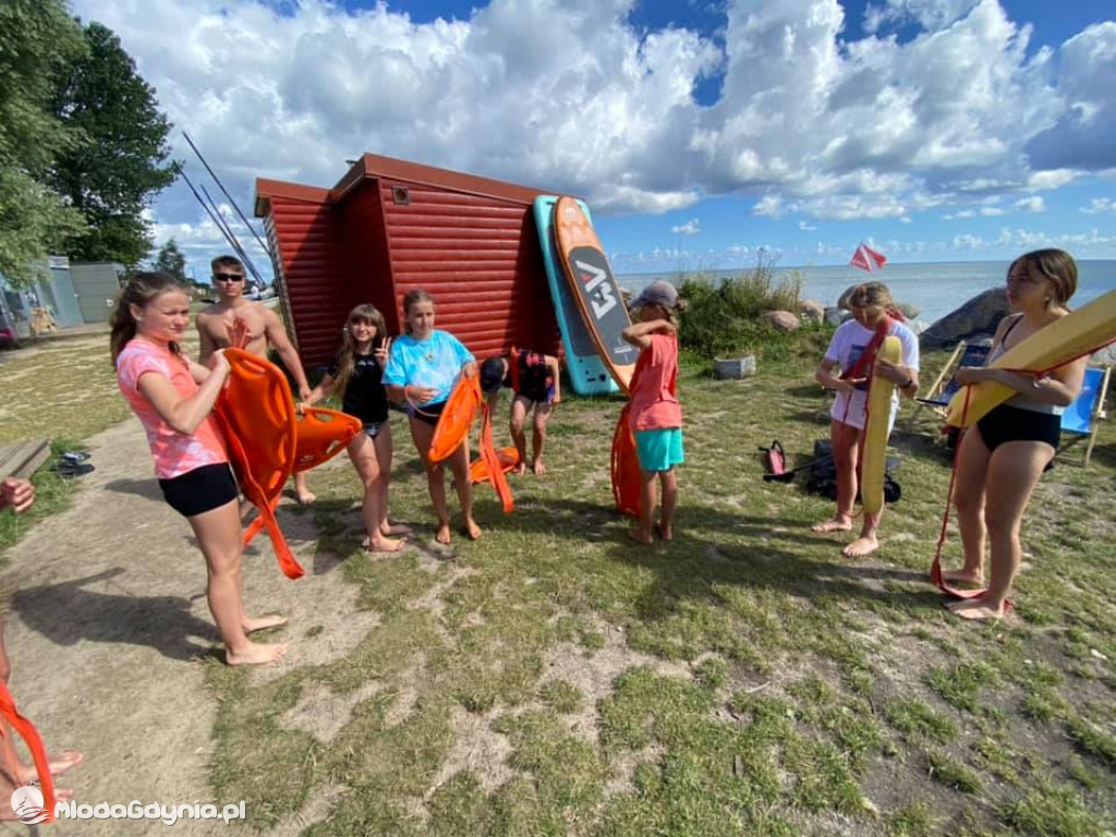 Morska Baza Szkoleniowa Mechelinki - Szkolenie młodszych ratowników