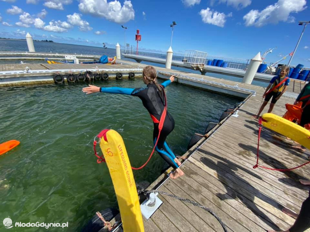 Morska Baza Szkoleniowa Mechelinki - Szkolenie młodszych ratowników