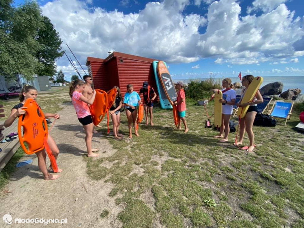 Morska Baza Szkoleniowa Mechelinki - Szkolenie młodszych ratowników