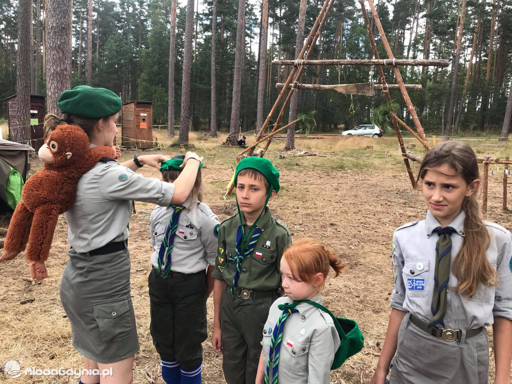 8 Gdyńska Gromada Zuchowa Źródlane Elfy na obozie 2020