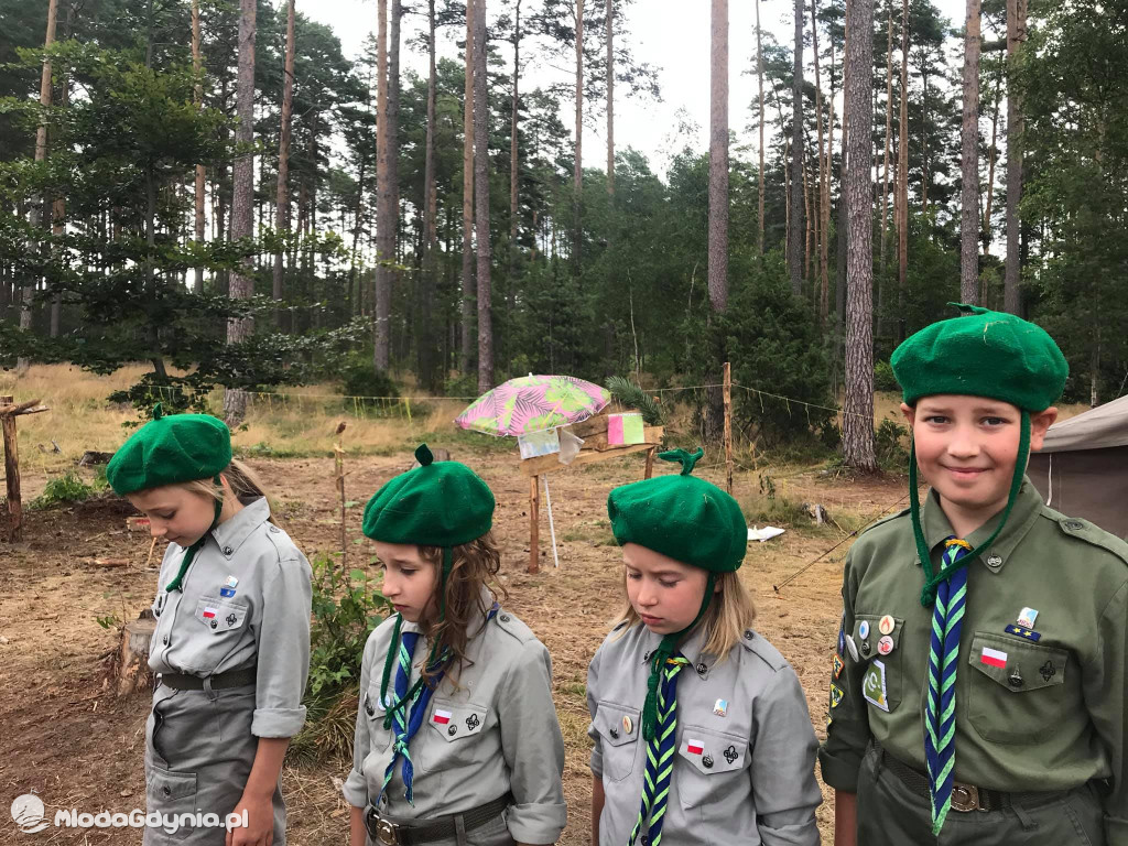 8 Gdyńska Gromada Zuchowa Źródlane Elfy na obozie 2020