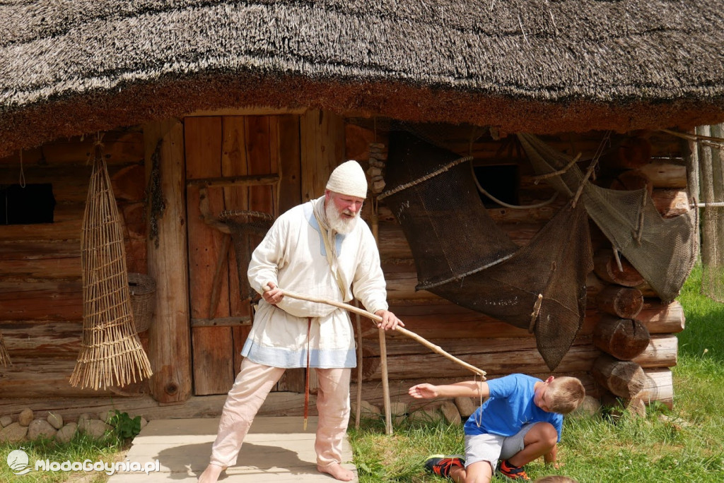 Harcerze w Osadzie Słowiańskiej
