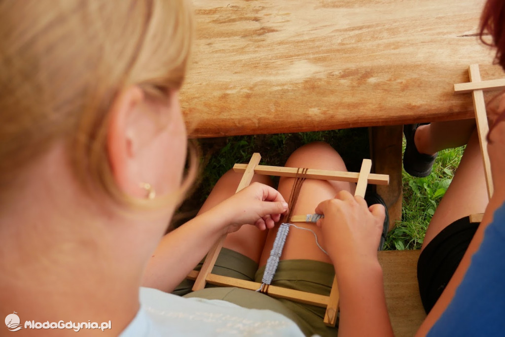 Harcerze w Osadzie Słowiańskiej