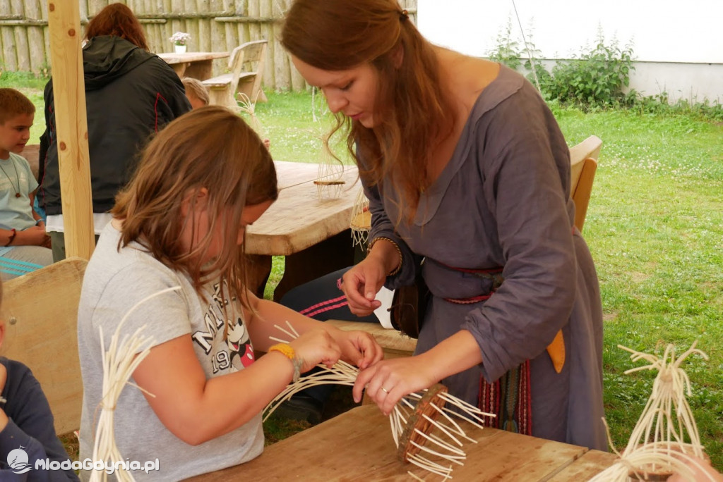 Harcerze w Osadzie Słowiańskiej