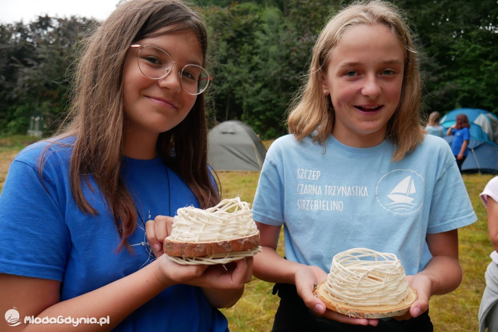 Harcerze w Osadzie Słowiańskiej
