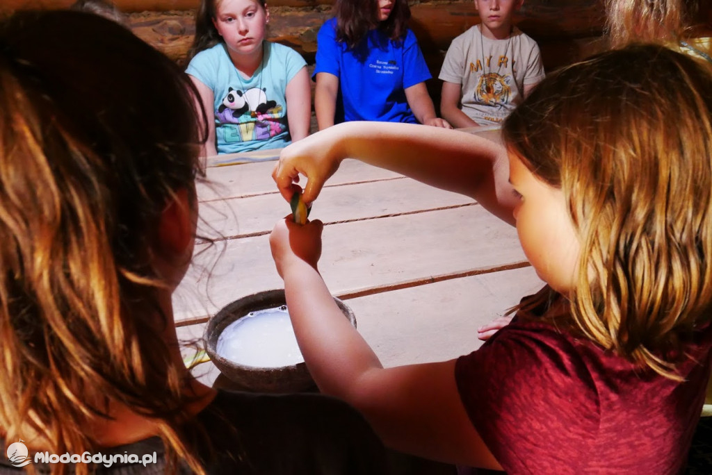 Harcerze w Osadzie Słowiańskiej