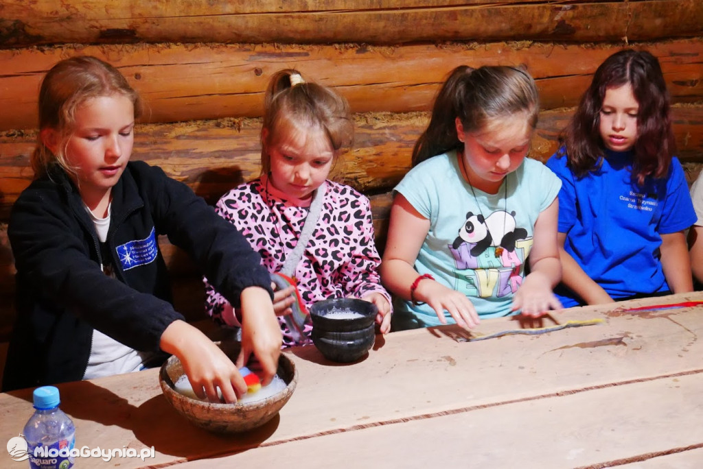 Harcerze w Osadzie Słowiańskiej
