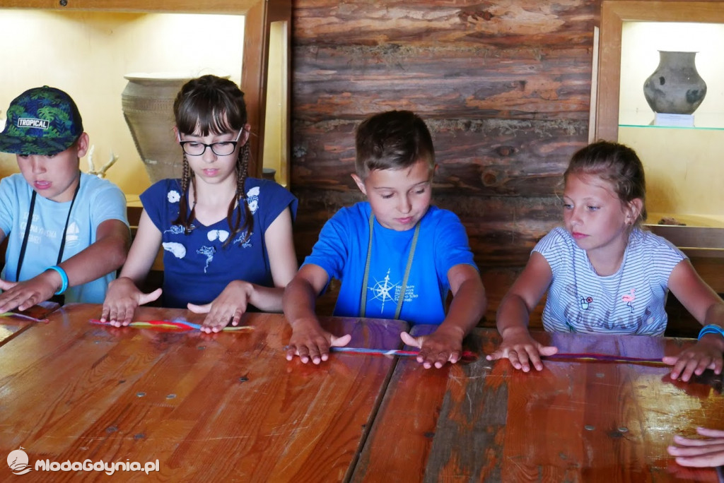 Harcerze w Osadzie Słowiańskiej