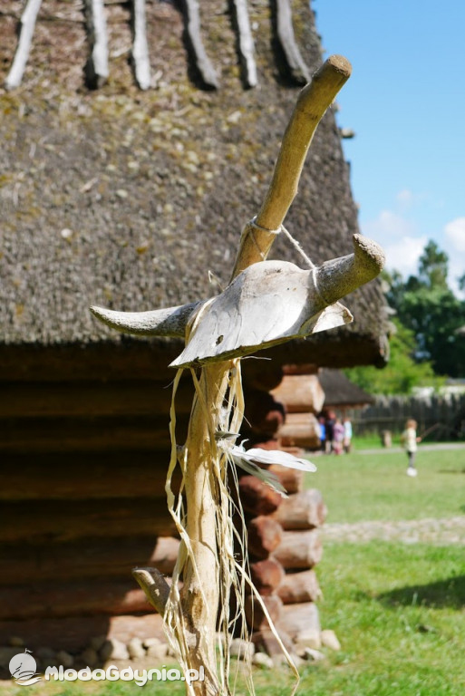 Harcerze w Osadzie Słowiańskiej