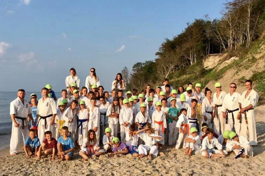 Gdyński Klub Kyokushin Karate - obóz w Poddąbiu 2020