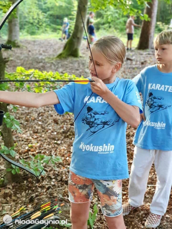 Gdyński Klub Kyokushin Karate - obóz w Poddąbiu 2020