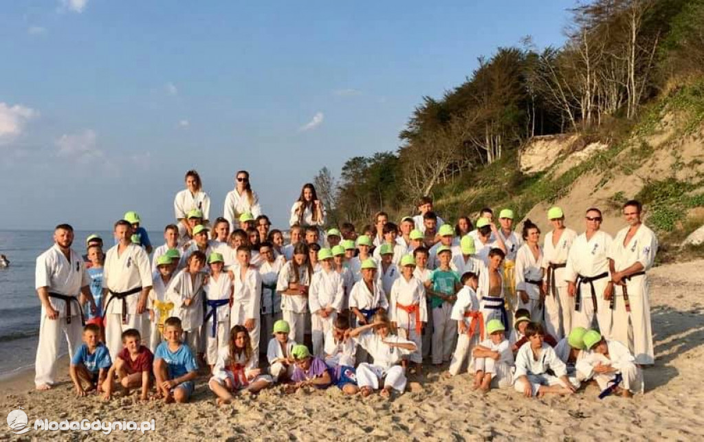Gdyński Klub Kyokushin Karate - obóz w Poddąbiu 2020