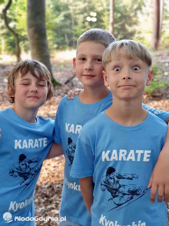 Gdyński Klub Kyokushin Karate - obóz w Poddąbiu 2020