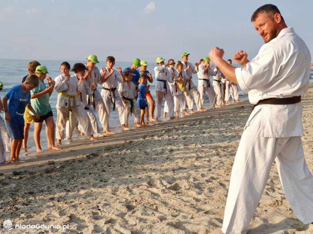 Gdyński Klub Kyokushin Karate - obóz w Poddąbiu 2020
