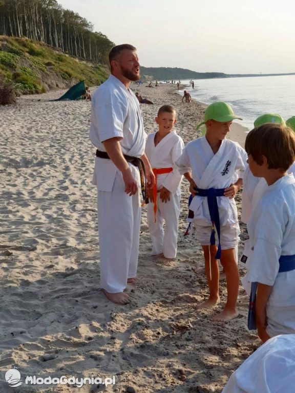 Gdyński Klub Kyokushin Karate - obóz w Poddąbiu 2020