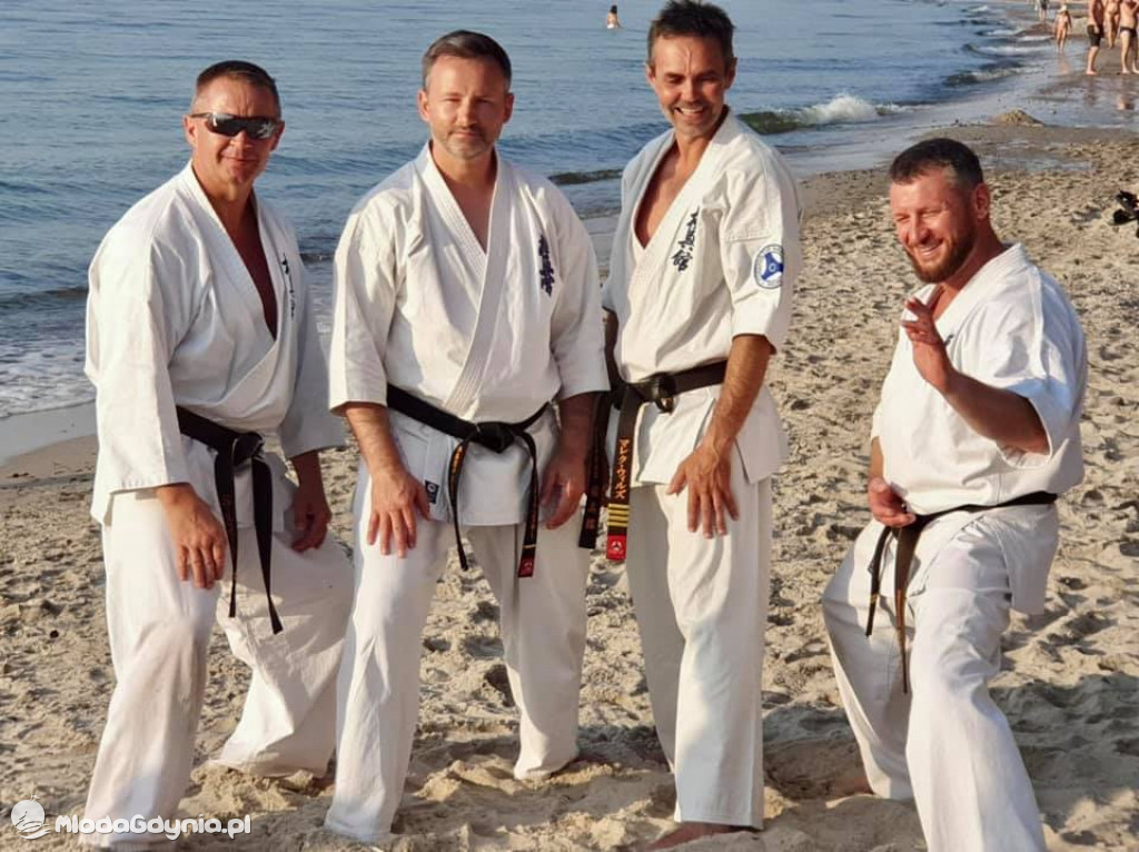 Gdyński Klub Kyokushin Karate - obóz w Poddąbiu 2020