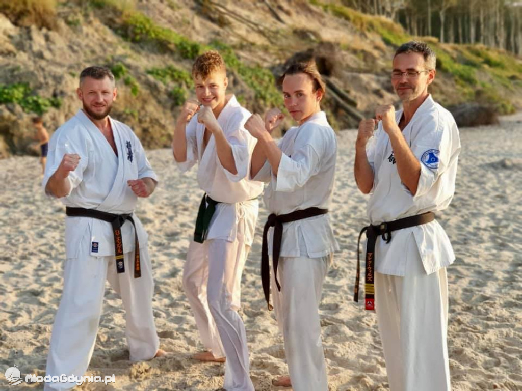 Gdyński Klub Kyokushin Karate - obóz w Poddąbiu 2020