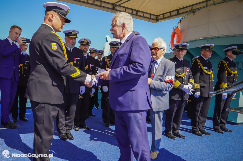 Obchody Święta Wojska Polskiego przed ORP Błyskawica 2020