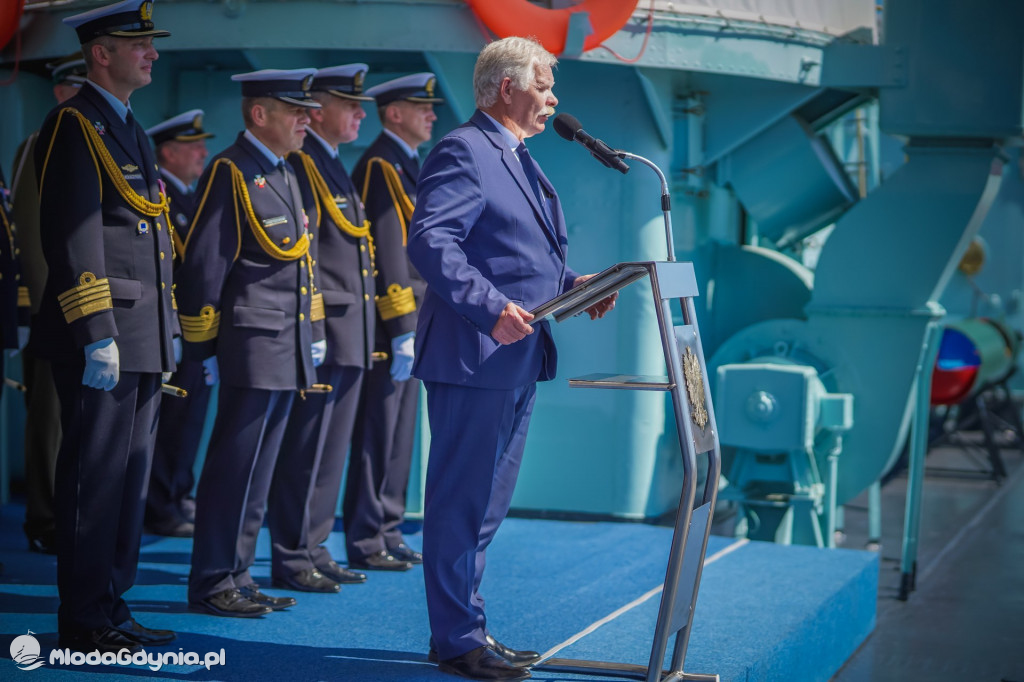 Obchody Święta Wojska Polskiego przed ORP Błyskawica 2020