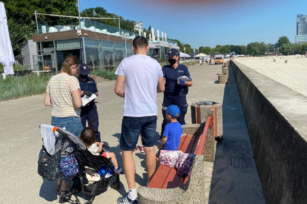 Akcja Plaża - Policja Gdynia 15-16.08.2020