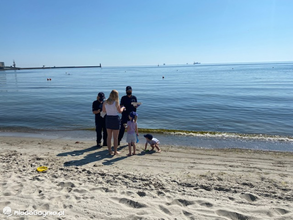 Akcja Plaża - Policja Gdynia 15-16.08.2020