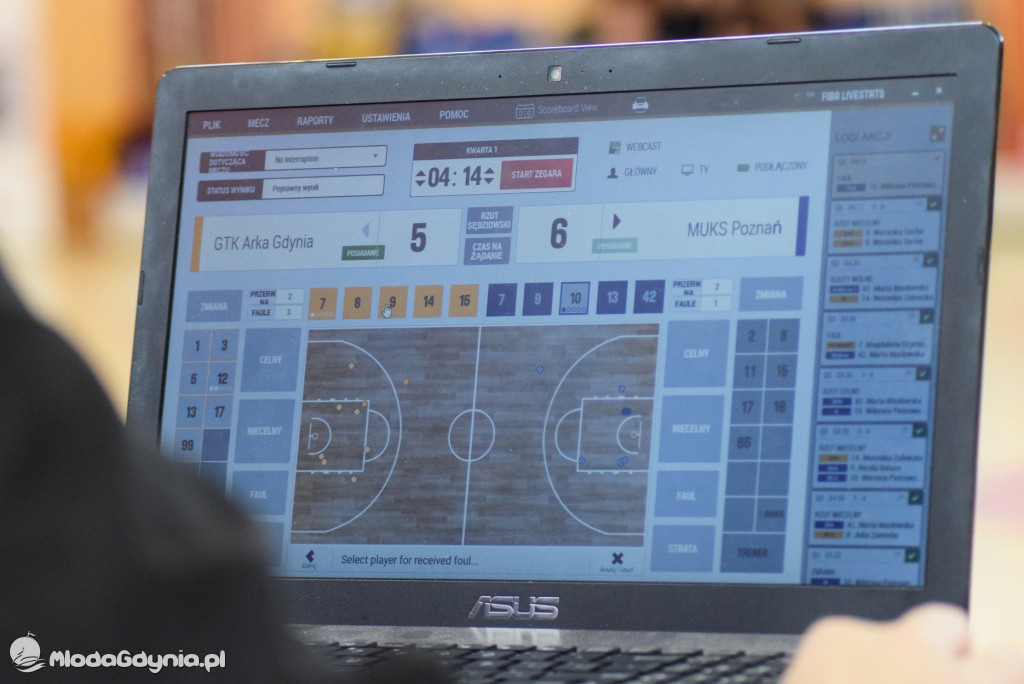 GTK Arka Gdynia - MUKS Poznań 67:59