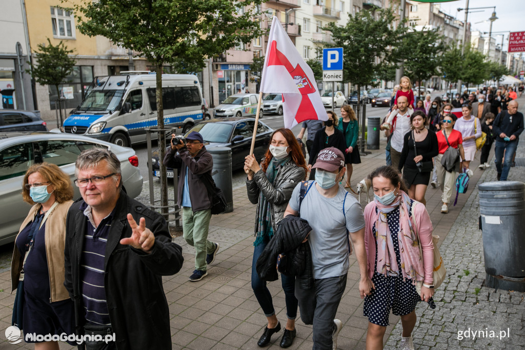 Gdynia solidarna z Białorusią