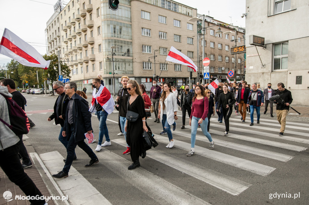 Gdynia solidarna z Białorusią