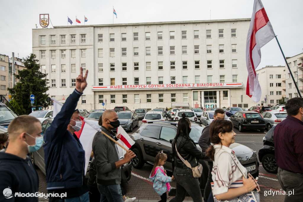 Gdynia solidarna z Białorusią