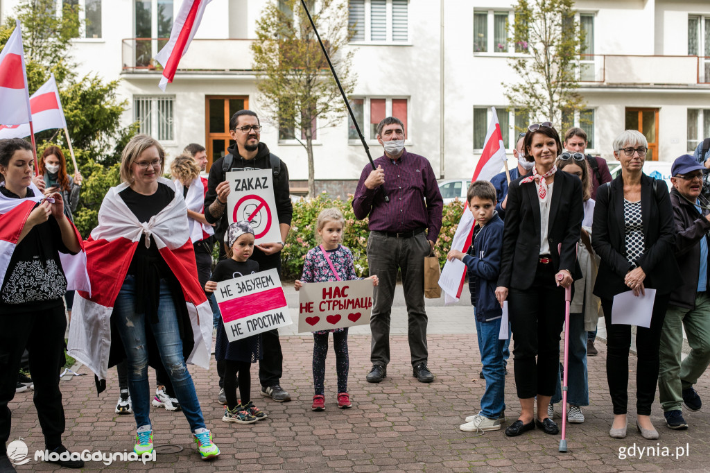 Gdynia solidarna z Białorusią