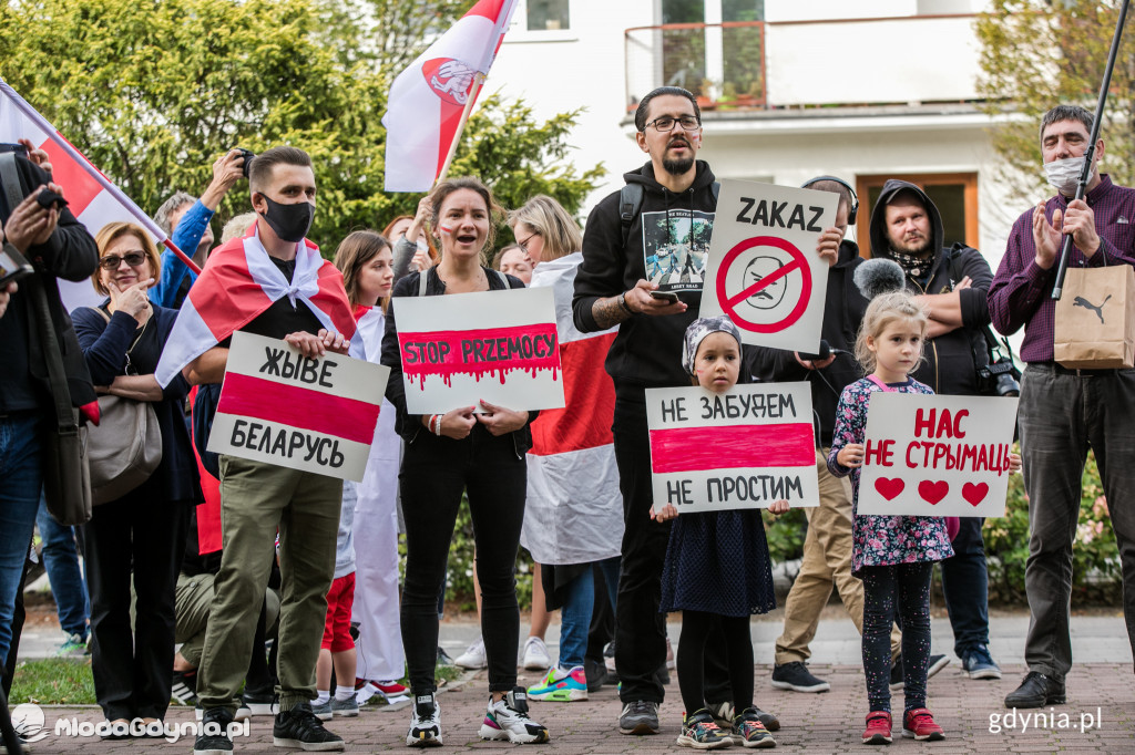 Gdynia solidarna z Białorusią