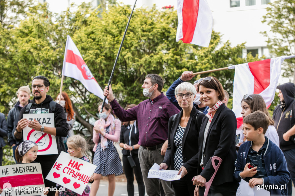 Gdynia solidarna z Białorusią