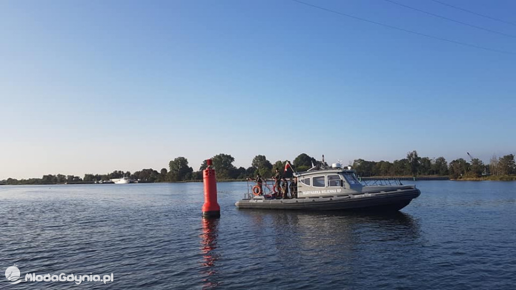 Usunięcie min z Wisły Śmiałej