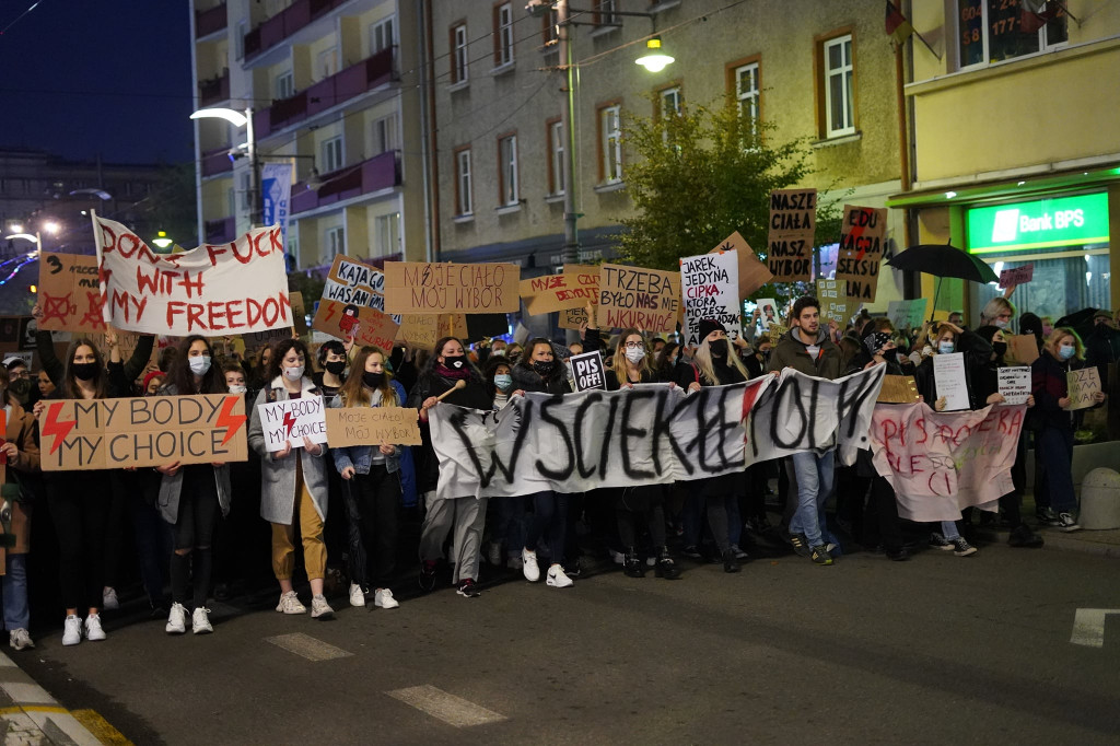 Protest w Gdyni Gdynia 26.10.2020