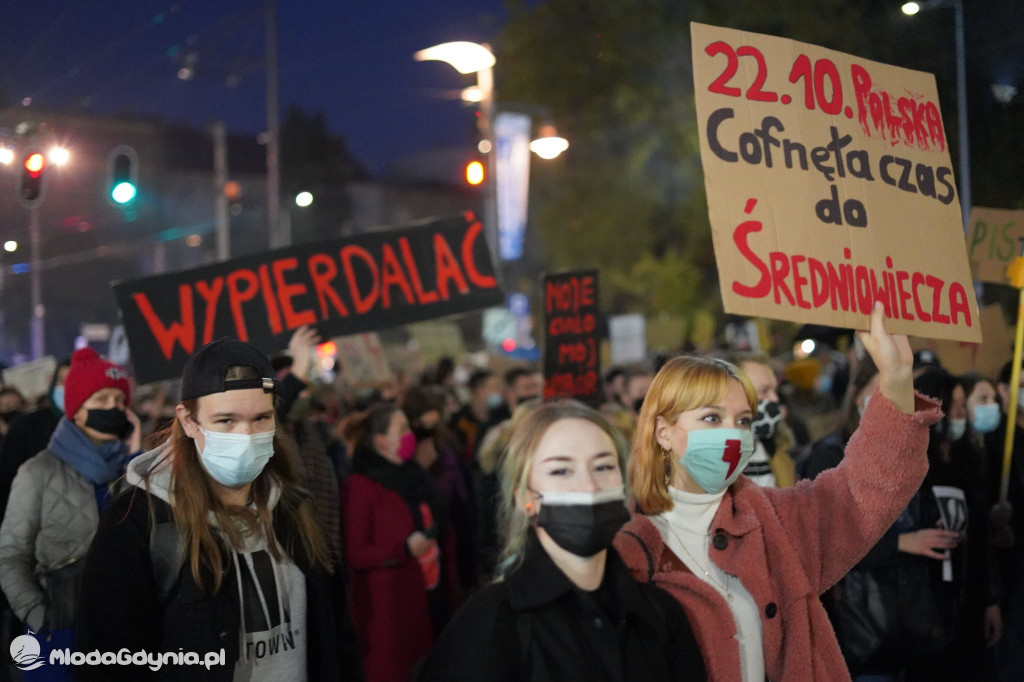 Protest w Gdyni Gdynia 26.10.2020