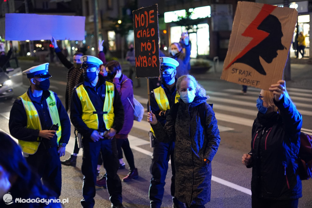 Protest w Gdyni Gdynia 26.10.2020