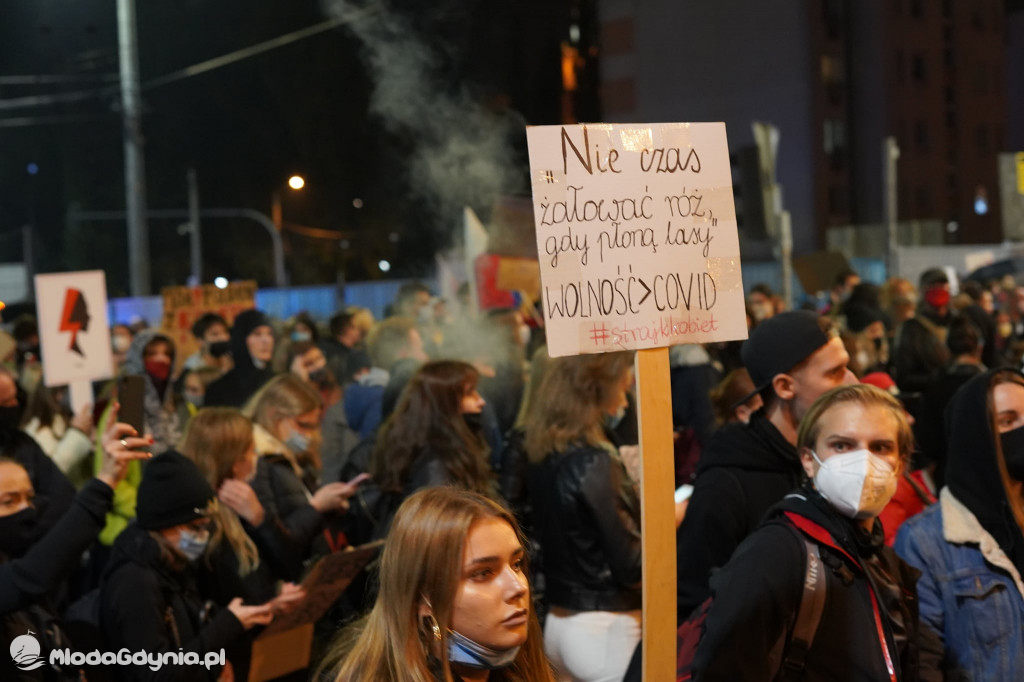 Protest w Gdyni Gdynia 26.10.2020