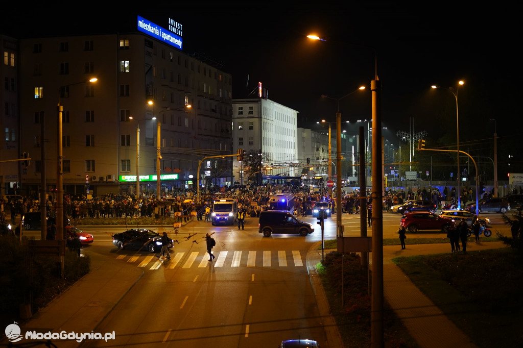 Protest w Gdyni Gdynia 26.10.2020