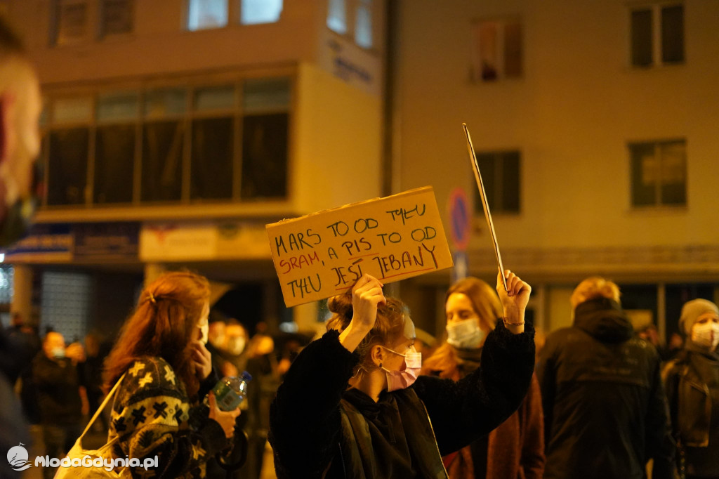 Protest w Gdyni Gdynia 26.10.2020