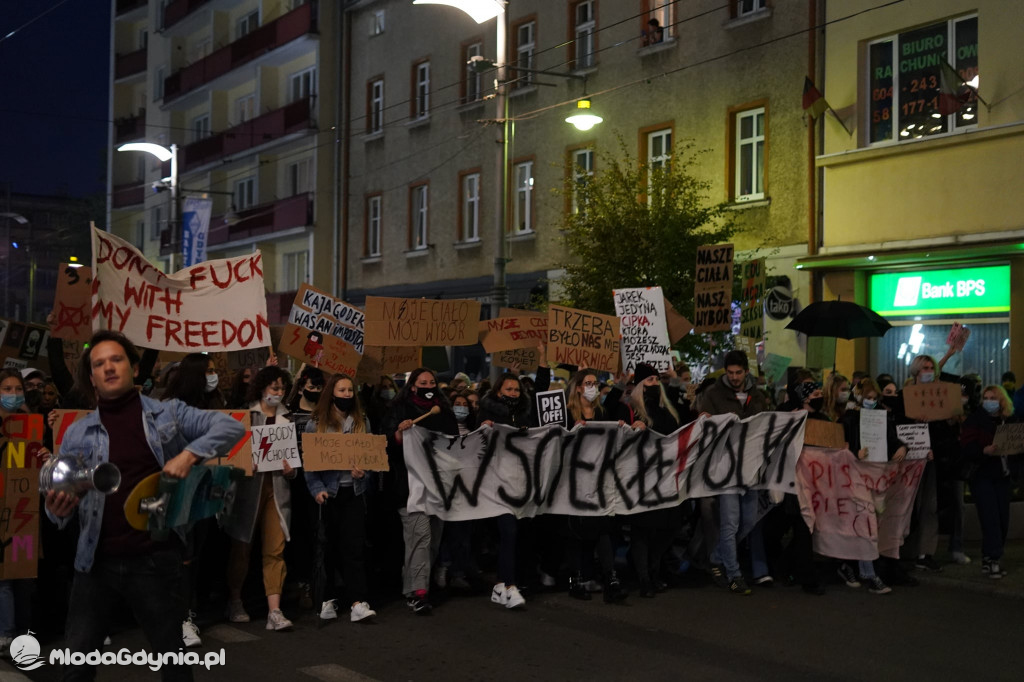 Protest w Gdyni Gdynia 26.10.2020
