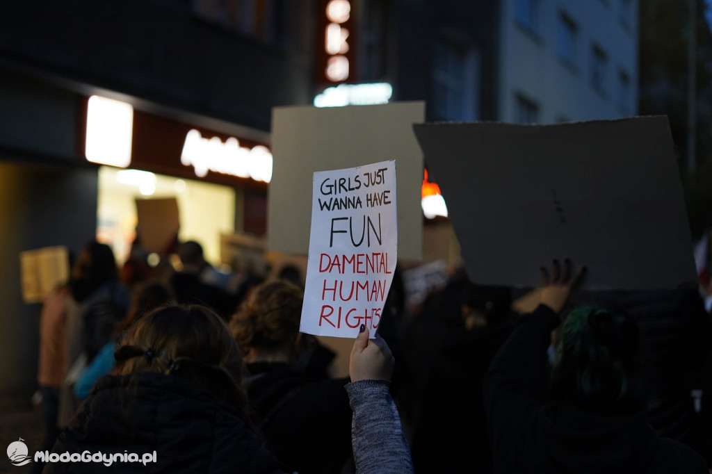 Protest w Gdyni Gdynia 26.10.2020