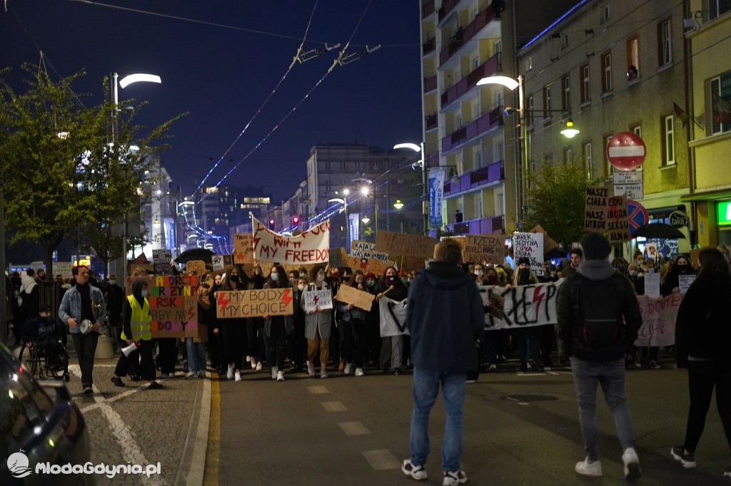 Protest w Gdyni Gdynia 26.10.2020