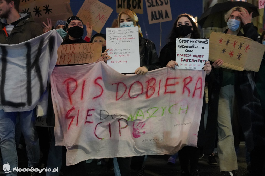Protest w Gdyni Gdynia 26.10.2020